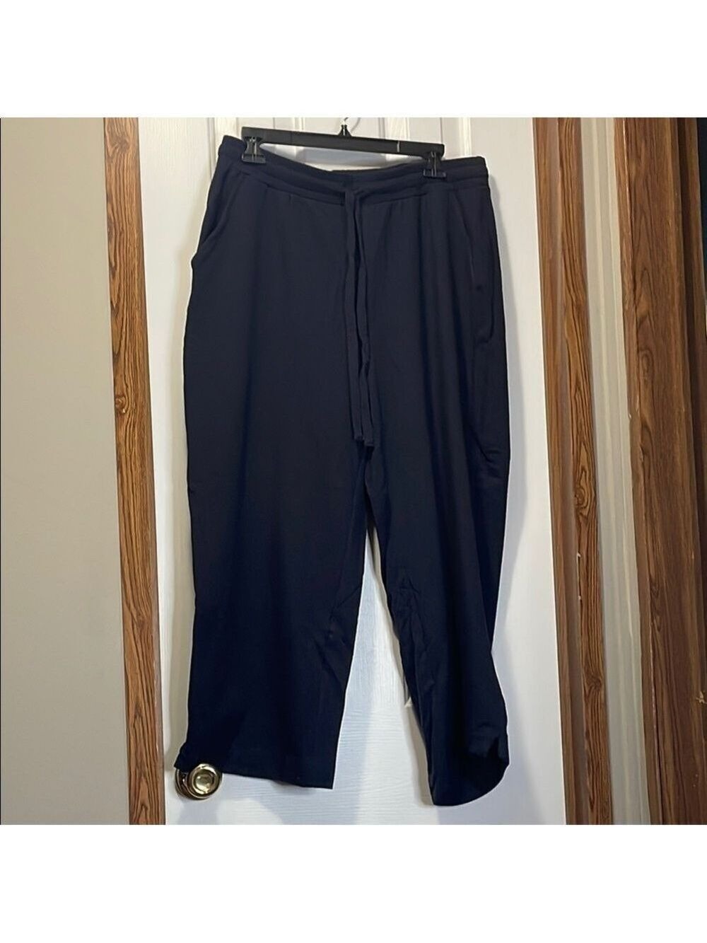 Daily Ritual Blue Cropped Ankle Pants Relaxed Fit XL EUC